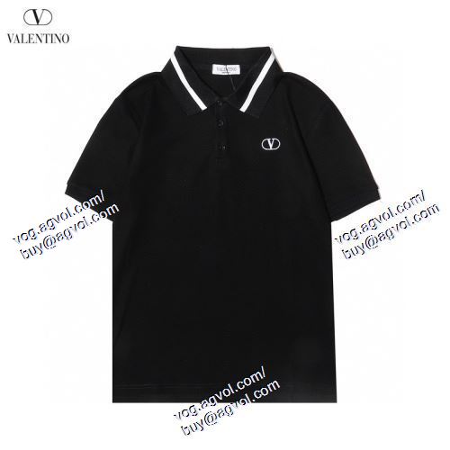 ヴァレンティノ VALENTINO スタイルアップ効果 2021春夏 2色可選 半袖Tシャツ VALENTINOコピー ブランド 