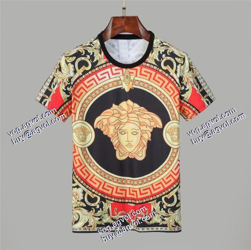 サイズ豊富 半袖シャツ ヴェルサーチVERSACE 2021春夏 ヴェルサーチスーパーコピー 