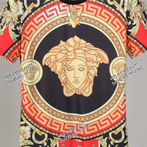 サイズ豊富 半袖シャツ ヴェルサーチVERSACE 2021春夏 ヴェルサーチスーパーコピー 