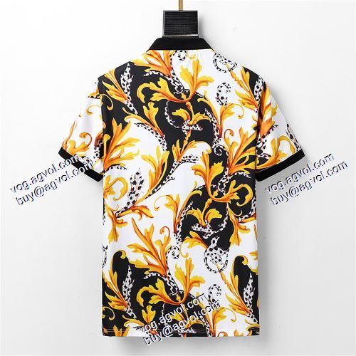 ヴェルサーチ偽物ブランド 激安 半袖シャツ 2021春夏 ヴェルサーチVERSACE 長く愛用できる 