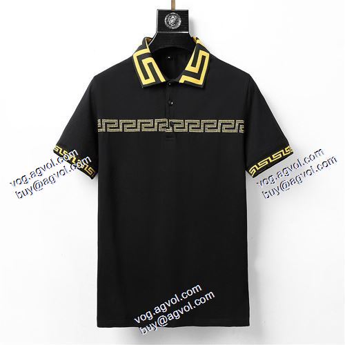 半袖シャツ ヴェルサーチコピーブランド 2021春夏 ヴェルサーチVERSACE 今買い◎得 2色可選 