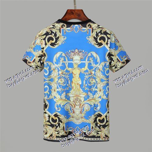 2021春夏 半袖シャツ ヴェルサーチVERSACE 耐久性のある ヴェルサーチブランド 偽物 通販 