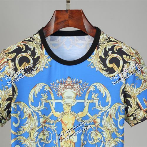 2021春夏 半袖シャツ ヴェルサーチVERSACE 耐久性のある ヴェルサーチブランド 偽物 通販 
