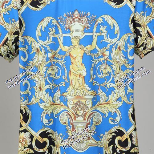 2021春夏 半袖シャツ ヴェルサーチVERSACE 耐久性のある ヴェルサーチブランド 偽物 通販 