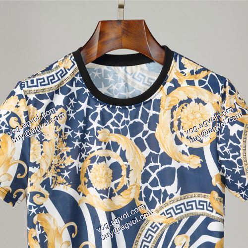ヴェルサーチコピー ブランド 半袖シャツ 2021春夏 ヴェルサーチVERSACE 高品質 人気 