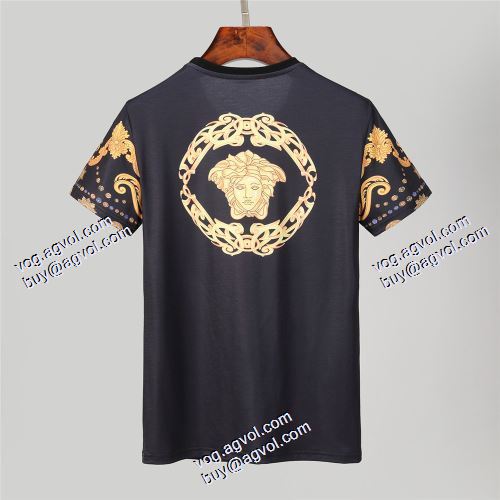 半袖シャツ VERSACEブランドコピー ヴェルサーチVERSACE  2021春夏 綺麗に決まるフォルム！