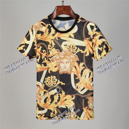 ヴェルサーチVERSACE 2021春夏 半袖シャツ VERSACEコピーブランド 高品質 人気