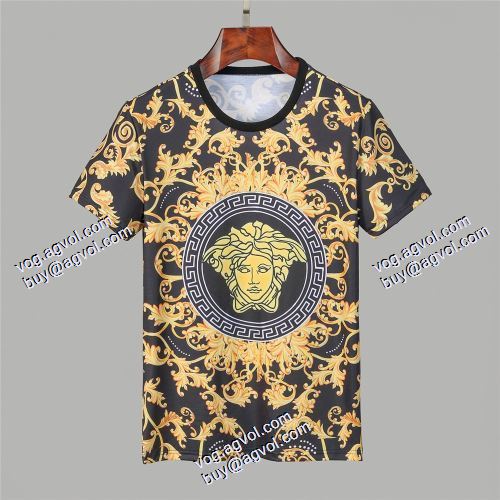 半袖シャツ 2021春夏 ヴェルサーチVERSACE 着心地抜群 VERSACEスーパーコピー 激安