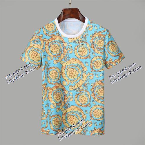 2021春夏 半袖シャツ 魅力ファッション ヴェルサーチVERSACE VERSACEブランド 偽物 通販 