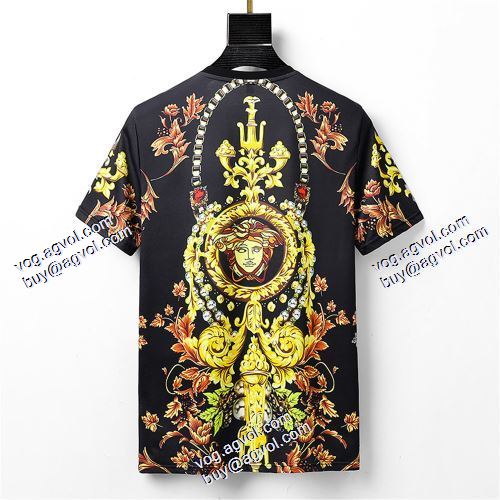ファション性の高い 半袖シャツ VERSACEブランド コピー2021春夏 ヴェルサーチVERSACE 