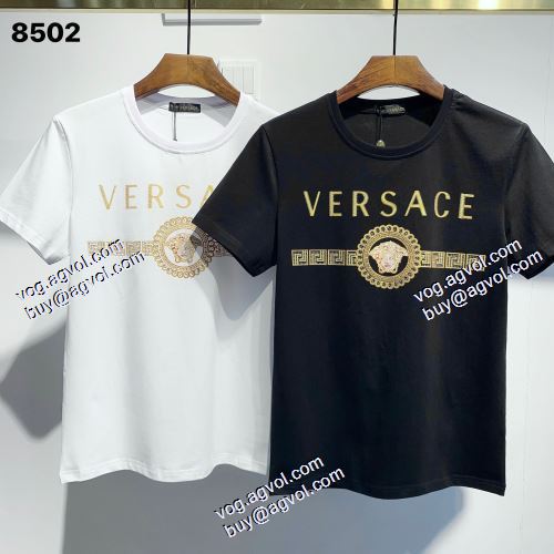 2021春夏 VERSACEブランド コピー 半袖シャツ ヴェルサーチVERSACE 2色可選 高級感ある 