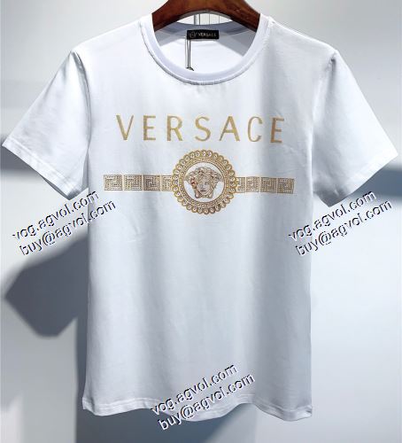 2021春夏 VERSACEブランド コピー 半袖シャツ ヴェルサーチVERSACE 2色可選 高級感ある 