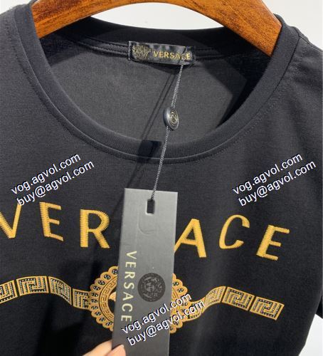 2021春夏 VERSACEブランド コピー 半袖シャツ ヴェルサーチVERSACE 2色可選 高級感ある 