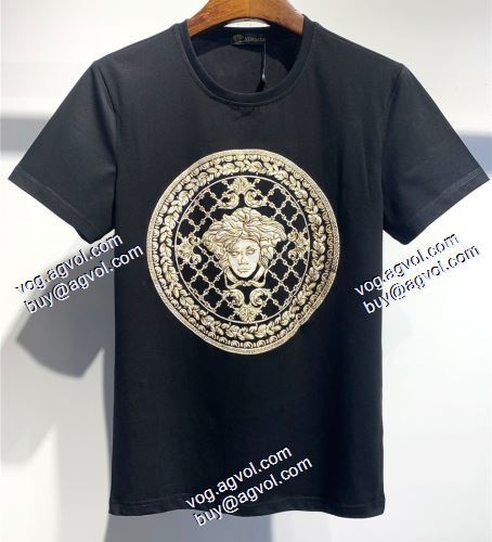 コスパ最高のプライス 半袖シャツ2色可選 ヴェルサーチVERSACE 2021春夏 VERSACEコピー ブランド