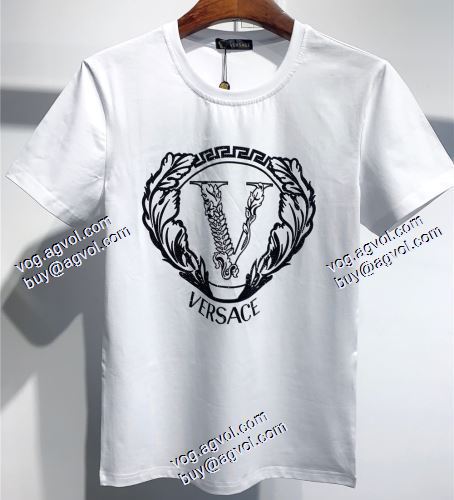 半袖シャツ ファッション 人気 ヴェルサーチVERSACE 2色可選 VERSACEブランド 偽物 通販 2021春夏