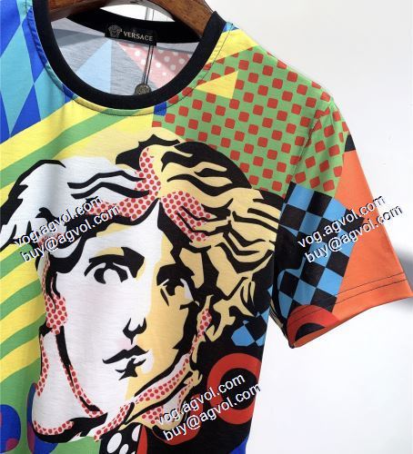 VERSACEコピーブランド偽物 通販 半袖シャツ ヴェルサーチVERSACE 2021春夏 サイズ豊富 