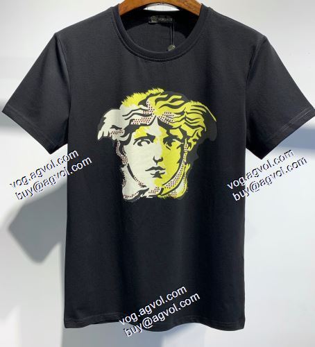 2色可選 半袖シャツ ヴェルサーチVERSACE 2021春夏 ヴェルサーチコピー偽物ブランド 上品上質 