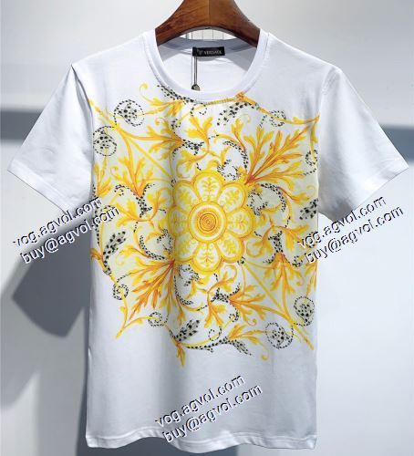 ヴェルサーチVERSACE 半袖シャツ 2色可選 着心地抜群 2021春夏 ヴェルサーチコピー ブランド