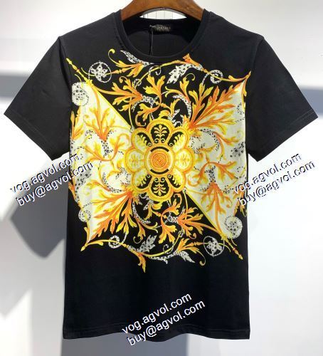 ヴェルサーチVERSACE 半袖シャツ 2色可選 着心地抜群 2021春夏 ヴェルサーチコピー ブランド