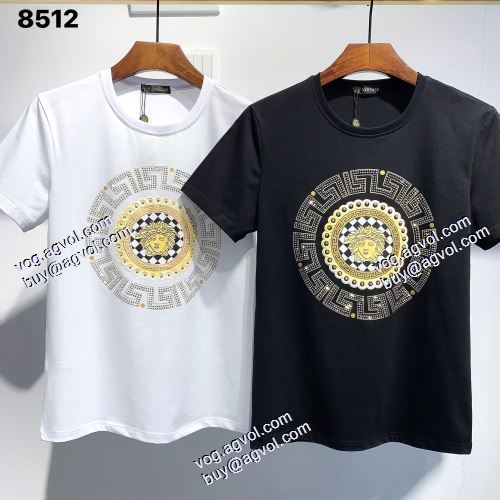人気商品登場 半袖シャツ 2色可選 ヴェルサーチスーパーコピー 激安 2021春夏 ヴェルサーチVERSACE 