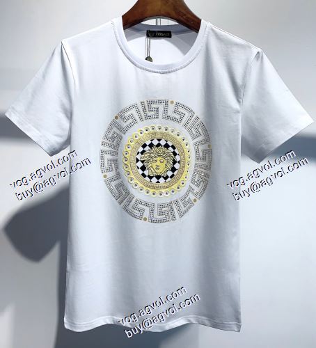 人気商品登場 半袖シャツ 2色可選 ヴェルサーチスーパーコピー 激安 2021春夏 ヴェルサーチVERSACE 