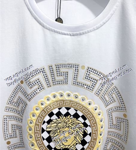 人気商品登場 半袖シャツ 2色可選 ヴェルサーチスーパーコピー 激安 2021春夏 ヴェルサーチVERSACE 