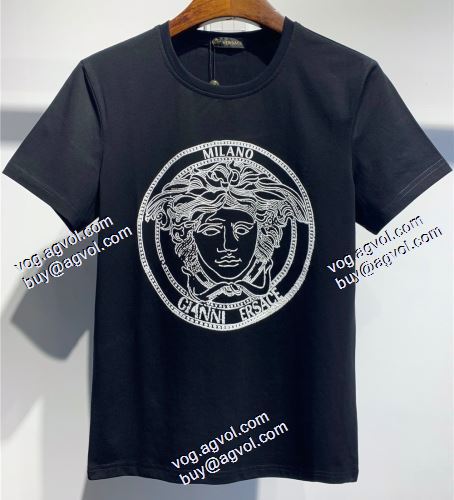半袖シャツ 2色可選 ヴェルサーチVERSACE 綺麗に決まるフォルム！2021春夏 ヴェルサーチ偽物ブランドブランド 