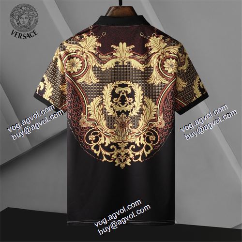 ヴェルサーチVERSACE 半袖シャツ 高級感ある 2021春夏 ヴェルサーチスーパーコピー 