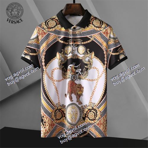 2021春夏 半袖シャツ ヴェルサーチVERSACE 高品質 人気 ヴェルサーチブランドスーパーコピー 