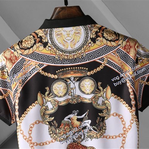 2021春夏 半袖シャツ ヴェルサーチVERSACE 高品質 人気 ヴェルサーチブランドスーパーコピー 