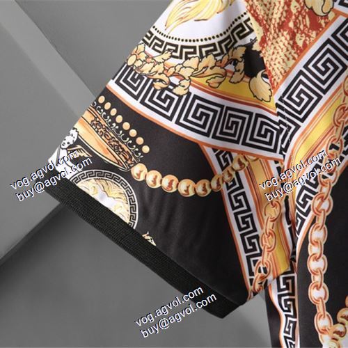 2021春夏 半袖シャツ ヴェルサーチVERSACE 高品質 人気 ヴェルサーチブランドスーパーコピー 