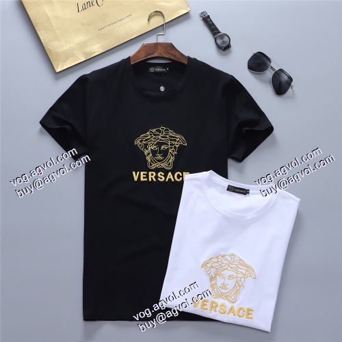 2色可選 半袖シャツ ヴェルサーチVERSACE ヴェルサーチスーパーコピー 魅力ファッション 2021春夏
