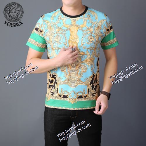 ヴェルサーチVERSACE  ヴェルサーチコピーブランド 人気販売中 2021春夏 半袖シャツ 
