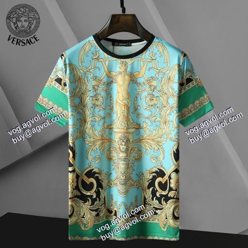 ヴェルサーチVERSACE  ヴェルサーチコピーブランド 人気販売中 2021春夏 半袖シャツ 