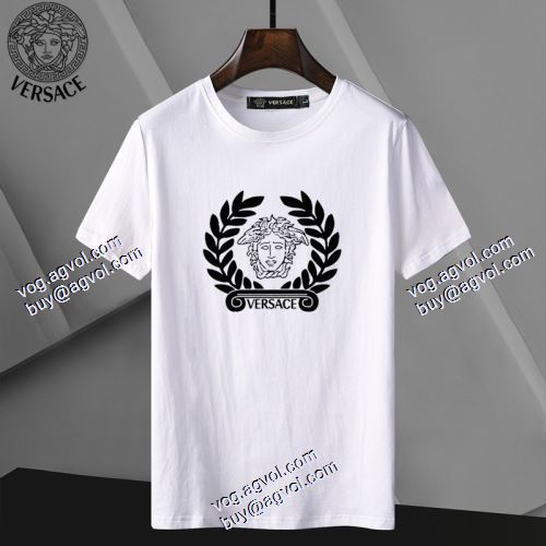 2色可選 半袖シャツ 落ち着いた感覚 ヴェルサーチVERSACE ヴェルサーチコピー ブランド 2021春夏