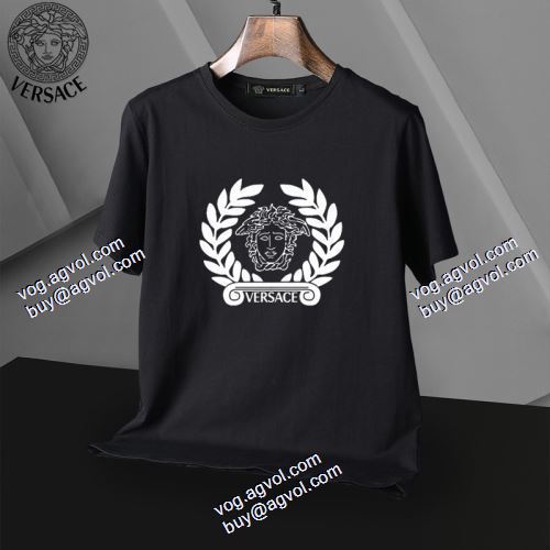 2色可選 半袖シャツ 落ち着いた感覚 ヴェルサーチVERSACE ヴェルサーチコピー ブランド 2021春夏