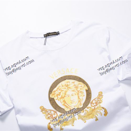 2021春夏 半袖シャツ 人気新品★超特価★ ヴェルサーチVERSACE 2色可選 VERSACEブランドスーパーコピー 