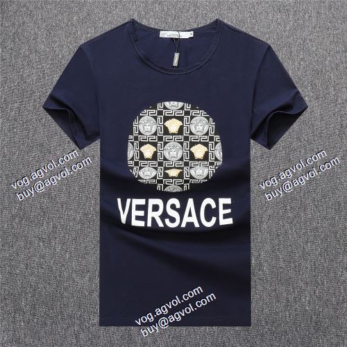 3色可選 半袖シャツ ヴェルサーチVERSACE 最安値に挑戦 2021春夏 VERSACEコピーブランド 