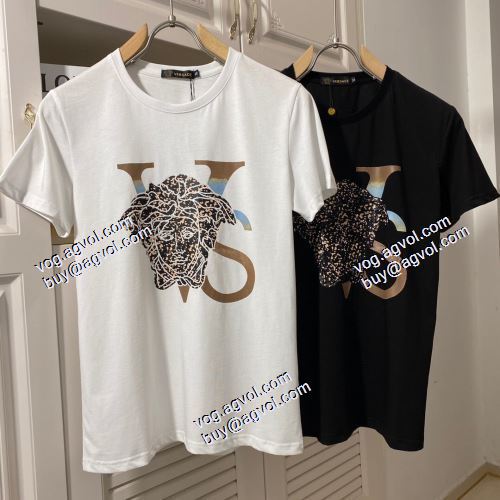  2021春夏  ヴェルサーチVERSACE   2色可選  ファション性の高い  VERSACEコピー  半袖シャツ