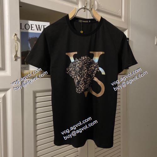  2021春夏  ヴェルサーチVERSACE   2色可選  ファション性の高い  VERSACEコピー  半袖シャツ