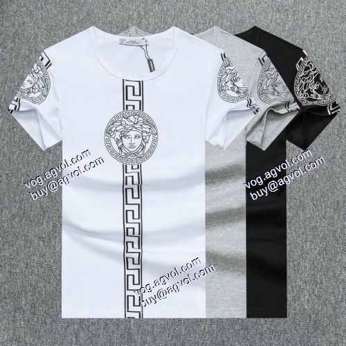  半袖シャツ  ヴェルサーチVERSACE  ムダな装飾を排したデザイン  2021春夏  VERSACE偽物ブランド  3色可選