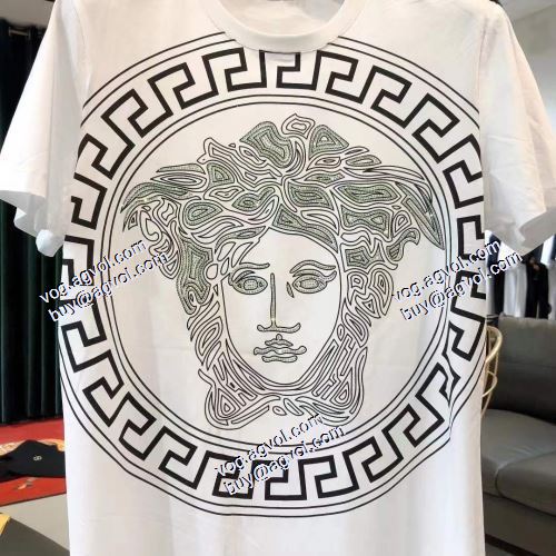 VERSACEスーパーコピー 代引  2色可選  売れ筋のいい  半袖シャツ  ヴェルサーチVERSACE  2021春夏 