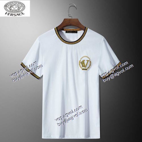  VERSACEコピー ブランド  2021春夏  大好評  ヴェルサーチVERSACE  2色可選  半袖シャツ