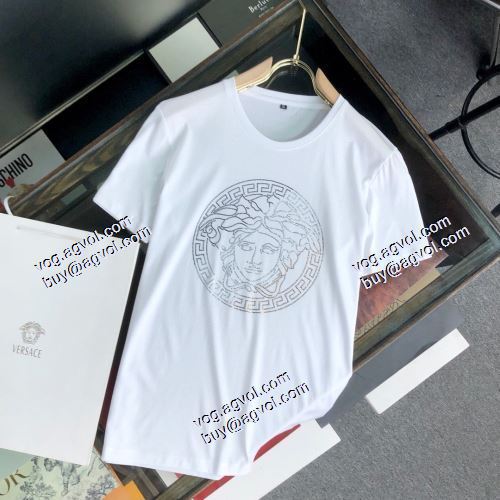  VERSACEスーパーコピー 代引  おすすめ/オススメ  半袖シャツ  ヴェルサーチVERSACE  2色可選  2021春夏 