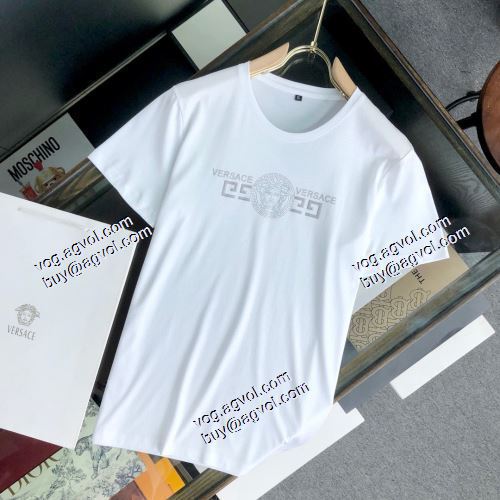  2021春夏  ヴェルサーチVERSACE  2色可選  セール中  VERSACEブランドスーパーコピー  半袖シャツ