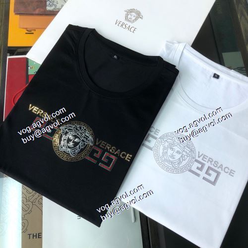  2021春夏  ヴェルサーチVERSACE  2色可選  セール中  VERSACEブランドスーパーコピー  半袖シャツ