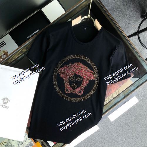 2色可選  人気激売れ  VERSACEブランド コピー  半袖シャツ  2021春夏  ヴェルサーチVERSACE
