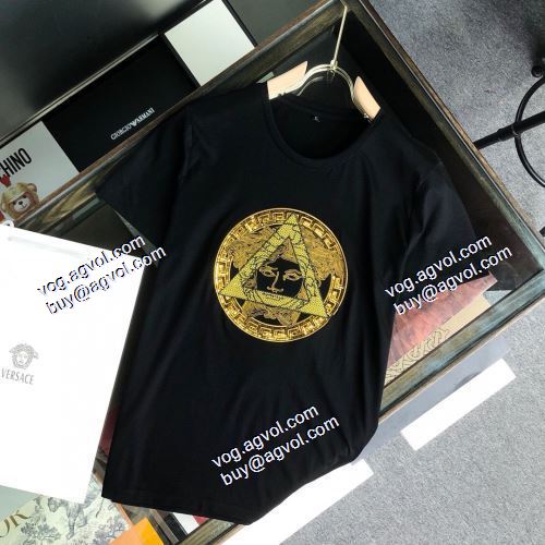  ヴェルサーチVERSACE 2色可選  SALE開催   VERSACEスーパーコピー  2021春夏  半袖シャツ  