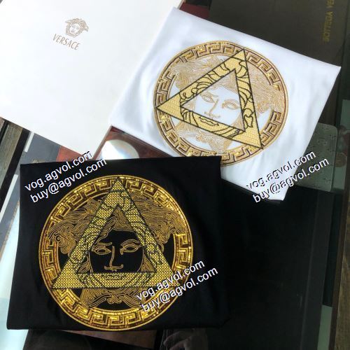  ヴェルサーチVERSACE 2色可選  SALE開催   VERSACEスーパーコピー  2021春夏  半袖シャツ  