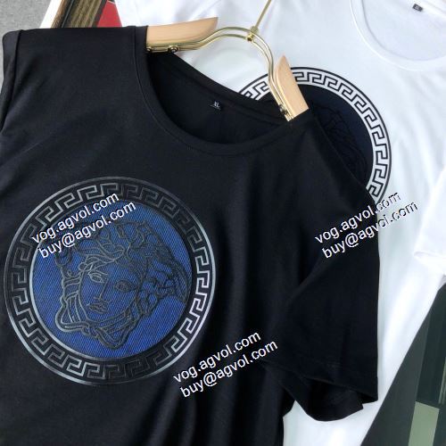  2021春夏  ヴェルサーチVERSACE  売れ筋！ 2色可選  VERSACEコピー  半袖シャツ 
